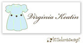 Little Lamb Design Waterproof Labels - Dressy