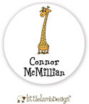 Little Lamb Design Waterproof Labels - Giraffe