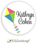 Little Lamb Design Waterproof Labels - Kite
