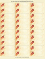 Holiday Address Labels by Masterpiece Studios (Fall Leaves)