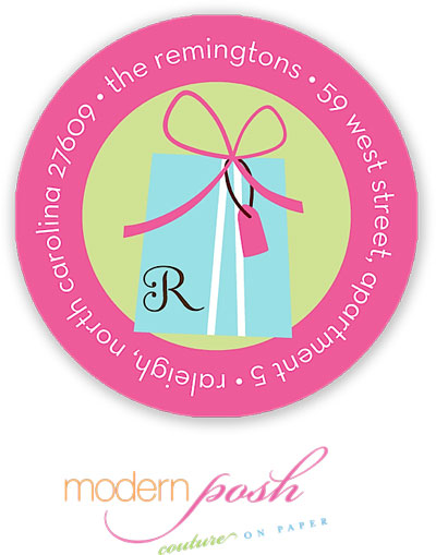 Modern Posh Return Address Labels - Holiday Gifts Modern Posh Return Address Labels - Holiday Gifts