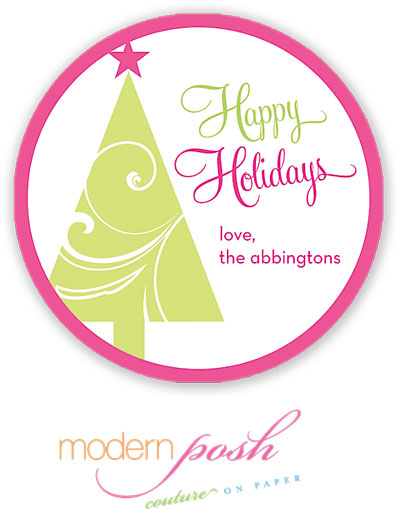 Modern Posh Gift Stickers - Ornament Holiday #1 Modern Posh Gift Stickers - Ornament Holiday #1