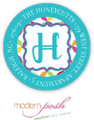 Modern Posh Return Address Labels - Jewel - Blue & Pink #1