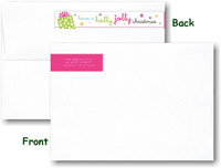 Modern Posh Return Address Labels - Fun Holiday