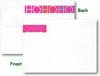 Modern Posh Return Address Labels - Holiday Slant