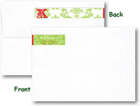 Modern Posh Return Address Labels - Merry Love