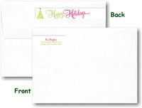 Modern Posh Return Address Labels - Ornament Holiday #2