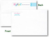 Modern Posh Return Address Labels - Posh Hanukkah