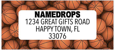 Address Labels by Namedrops - Basketball Address Labels by Namedrops - Basketball