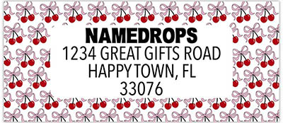 Address Labels by Namedrops - Cherry Address Labels by Namedrops - Cherry