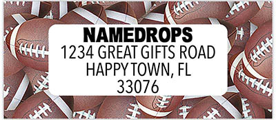 Address Labels by Namedrops - Football Address Labels by Namedrops - Football