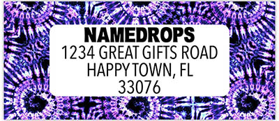 Address Labels by Namedrops - Purple Swirl Address Labels by Namedrops - Purple Swirl