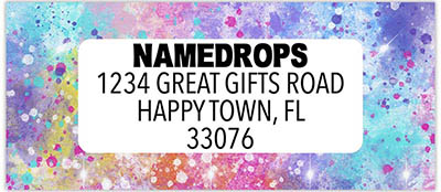 Address Labels by Namedrops - Rainbow Cloud Address Labels by Namedrops - Rainbow Cloud