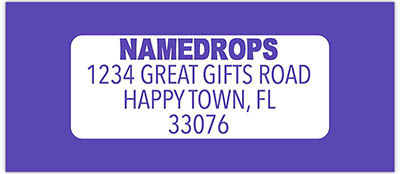 Address Labels by Namedrops - Solid Color Address Labels by Namedrops - Solid Color