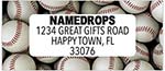 Address Labels by Namedrops - Baseball