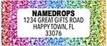 Address Labels by Namedrops - Glitter
