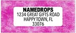 Address Labels by Namedrops - Grunge