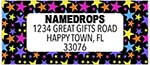 Address Labels by Namedrops - Neon Stars