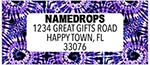 Address Labels by Namedrops - Purple Swirl