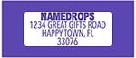 Address Labels by Namedrops - Solid Color
