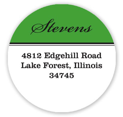 Prints Charming Holiday Address Labels - Green & White Classic Prints Charming Holiday Address Labels - Green & White Classic