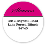 Prints Charming Holiday Address Labels - Classic Pink and White