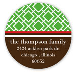 Prints Charming Holiday Address Labels - Holiday Trellis