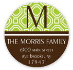 Prints Charming Holiday Address Labels - Modern Lime & Brown