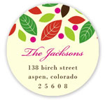 Prints Charming Holiday Address Labels - Fun Fall Leaves