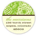 Prints Charming Holiday Address Labels - Vintage Lime and Ecru