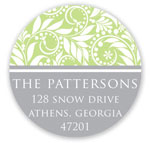 Prints Charming Holiday Address Labels - Sage Foliage