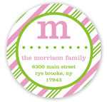 Prints Charming Holiday Address Labels - Preppy Pink & Green