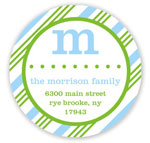 Prints Charming Holiday Address Labels - Preppy Blue & Green