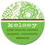 Prints Charming Address Labels - Retro Floral