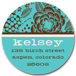 Prints Charming Address Labels - Retro Floral