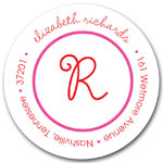 Prints Charming Address Labels - Red & Pink Modern