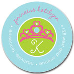 Prints Charming Address Labels - Princess Crown