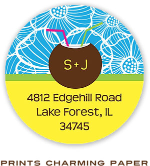 Prints Charming Address Labels - Luau Prints Charming Address Labels - Luau