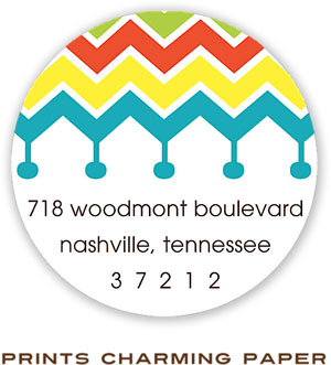 Prints Charming Address Labels - Fiesta
