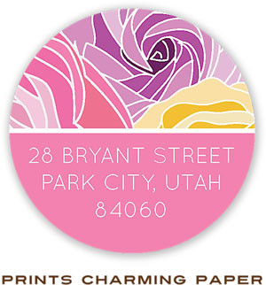 Prints Charming Address Labels - Beautiful Floral Prints Charming Address Labels - Beautiful Floral