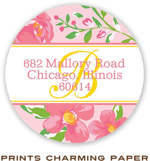Prints Charming Address Labels - Beautiful Petal Pink Floral