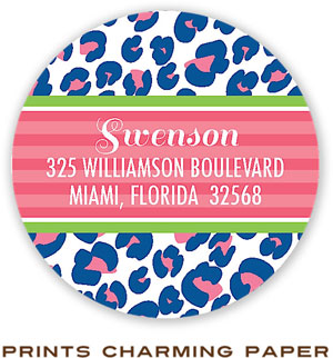 Prints Charming Address Labels - Fun Cheetah