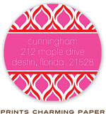 Prints Charming Address Labels - Modern Pink Pattern