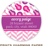 Prints Charming Address Labels - Hot Pink Guitars