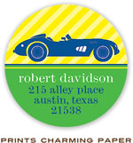 Prints Charming Address Labels - Race Car