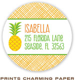 Prints Charming Address Labels - Pretty Pineapple