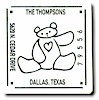 Rytex - Bear with Heart Address Labels (Square)