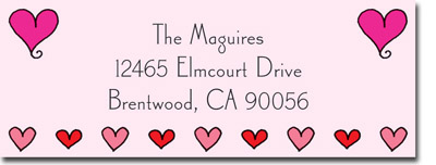 Chatsworth Robin Maguire - Address Labels (Heart Border) Chatsworth Robin Maguire - Address Labels (Heart Border)