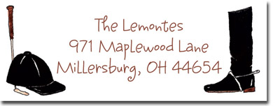 Chatsworth Robin Maguire - Address Labels (Equestrian) Chatsworth Robin Maguire - Address Labels (Equestrian)