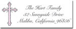 Chatsworth Robin Maguire - Address Labels (Pink Cross)